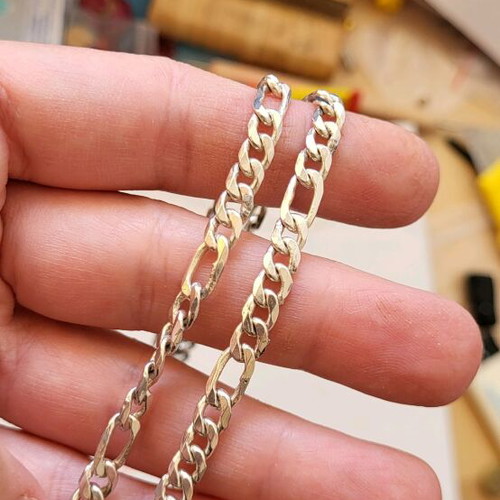 Silver vintage chain 66 cm like new
