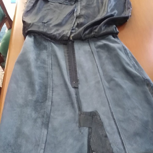 Leather napa skirt used, excellent condition, large