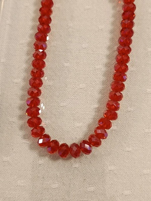 Necklace new, crystal
