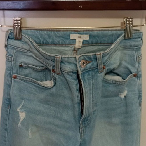 Straight jeans H&M like new, blue, size XXS