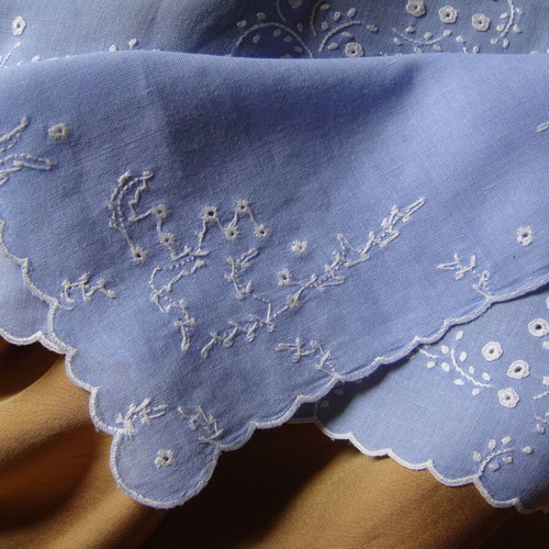Vintage Linen Embroidery Set Table Runner with Two Napkins Thalassaki New