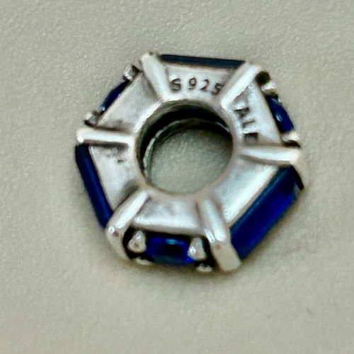 Pandora blue silver 925 divider clip like new