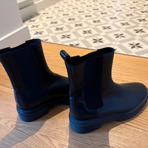 Ba&sh Chelsea Boots Coda Black New Size 38