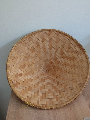 Vietnamese traditional hat used, made of bamboo