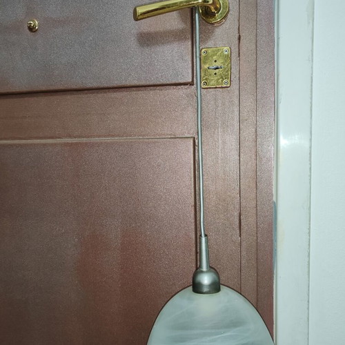 Ceiling light like new, glass