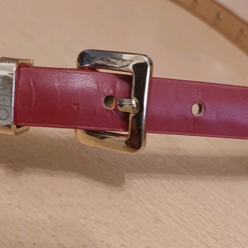 Liu jo belt thin with studs like new, red size 85
