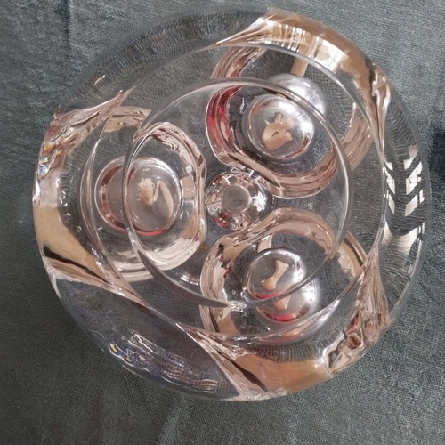 Crystal triple candlestick like new