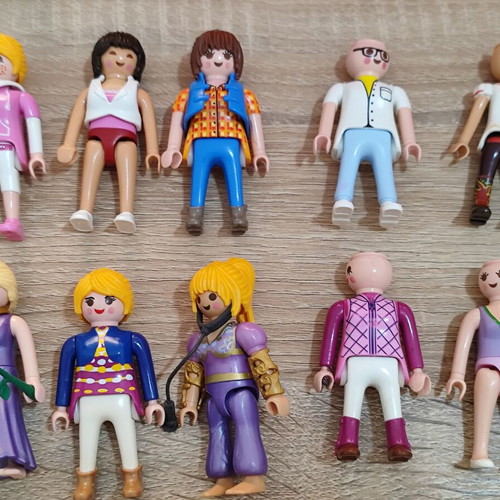 Playmobil female figures and accessories used, set