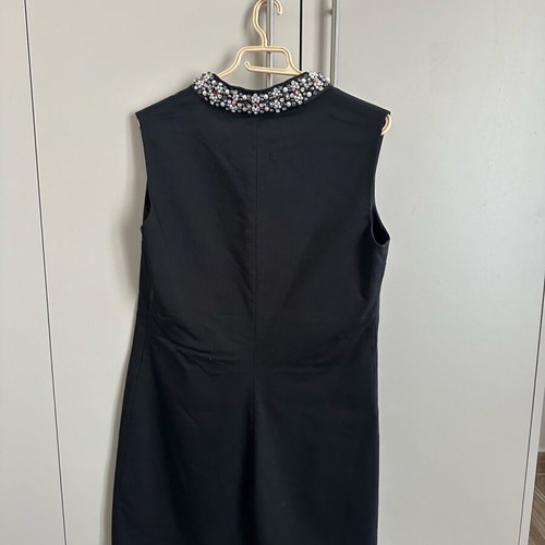 Access black dress like new with crystals