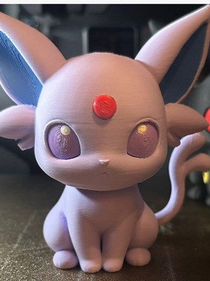 Pokemon Espeon Chibi figure 8cm new, 3D printed with durable PLA+