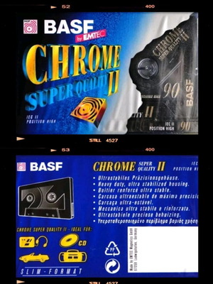 BASF by EMTEC Chrome Super Quality II 90 audio cassette new, sealed