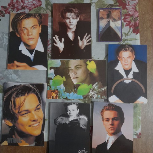 Leonardo DiCaprio actor cards new, set of eight