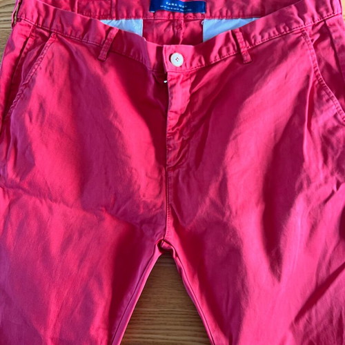 Zara Man red chino pants size 46