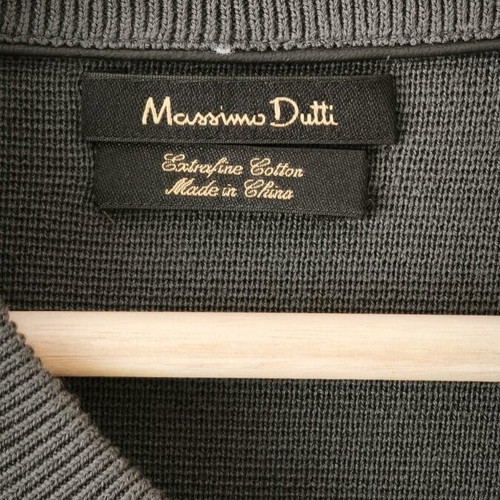 Massimo Dutti men's cardigan used, size XL, dark green