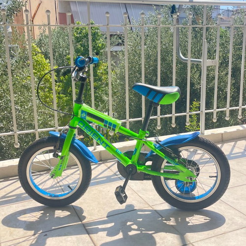 Orient Primo 14” children's bike with training wheels