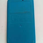 Casio pocket calculator used, blue