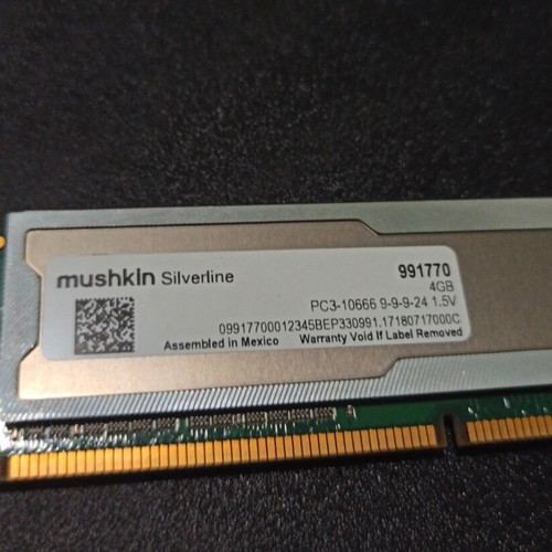 Mushkin Silverline Ram 4GB like new