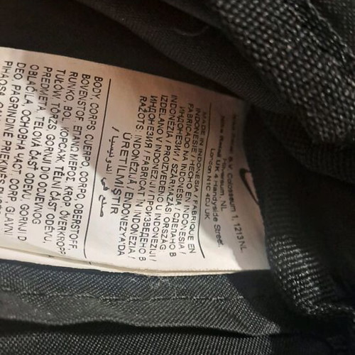 Nike bag like new, black and white