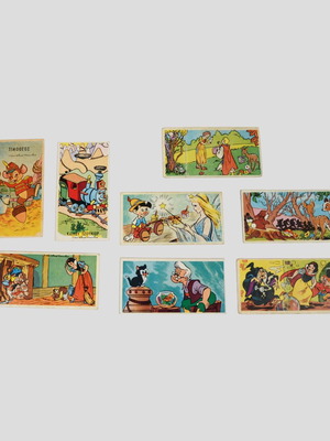 Melo Cards used with Disney classic fairy tale heroes and scenes, set of 8