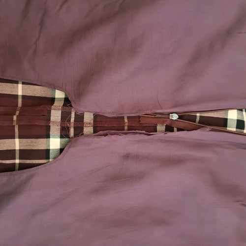 Checked skirt used, size M, quality fabric