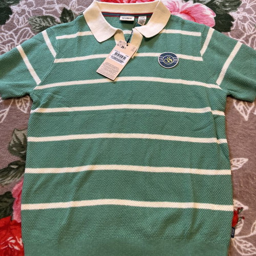 Scotch and Soda polo T-shirt brand new, XS, beige and green