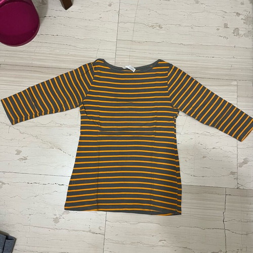 Striped blouse with short sleeves Zara like new, size M