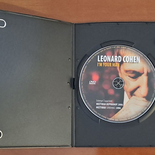Leonard Cohen I'm Your Man DVD like new with subtitles