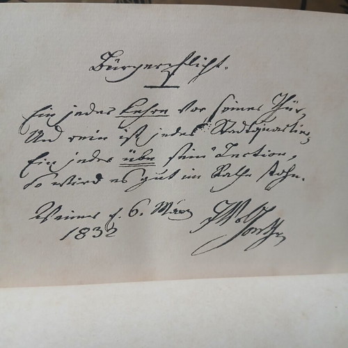 Goethe books used, 7 volumes, Leipzig editions 1850-1865