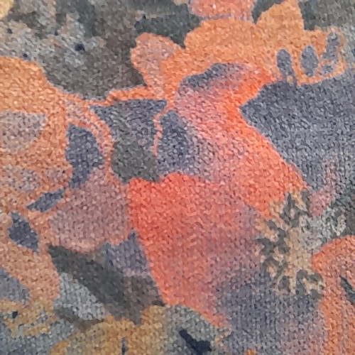 Velvet fabric new 1.15×3.40 thin printed