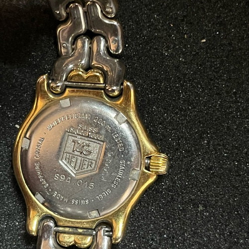 TAG Heuer watches used, gold and silver colors