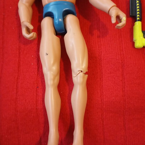 Action Man Scuba Diver collectible figure used, Hasbro 1993
