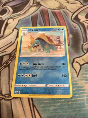 Drednaw Reverse Holo Pokemon Card like new, Deck Exclusives
