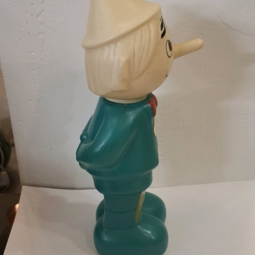 Vintage γερμανικό πλαστικό μπουκάλι σαμπουάν Pinocchio μεταχειρισμένο