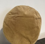 Italian corduroy beret like new, beige and brown