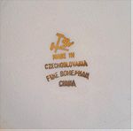  Σουπιέρα Fine Bohemian China Czechoslovakia Vintage #00818
