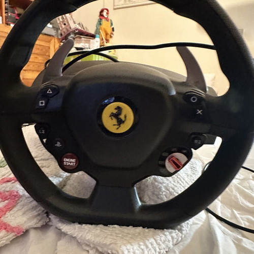 Thrustmaster T80 Ferrari 488 GTB Edition racing wheel like new, no pedals