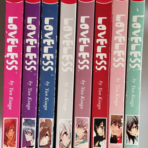Loveless manga volumes 1-8 like new