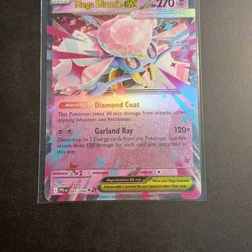 Mega Diancie ex PFL(041/094) Phantasmal Flames Pokemon card new