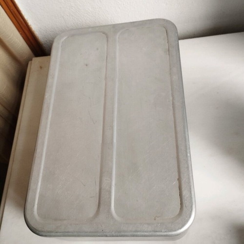Vintage aluminum box like new, large, from the 60s