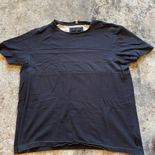 Ted Baker short-sleeve shirt blue like new, size M