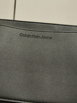 Calvin Klein shoulder bag new, black with silver logo