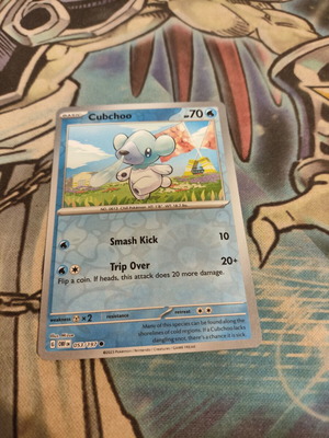 Cubchoo 053/197 Reverse Holo Pokemon Card like new