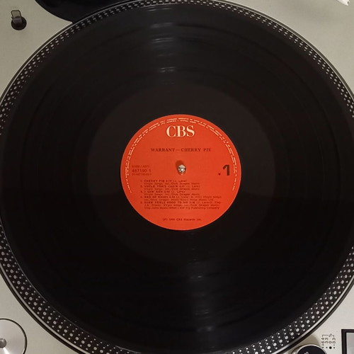 Warrant Cherry Pie vinyl used, rock