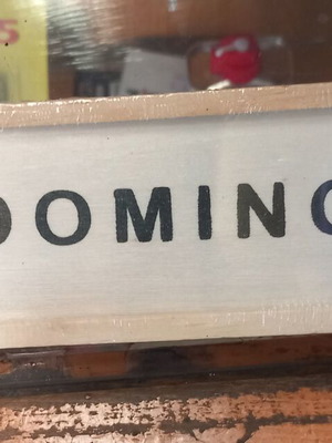 Domino board game small, new