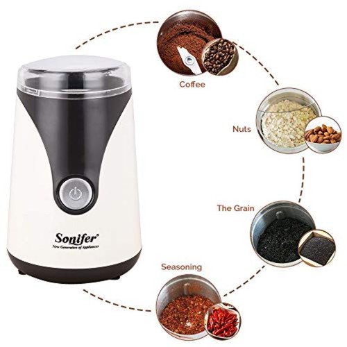 Sonifer SF-3519 Electric Coffee Grinder new, 160W, 50g capacity