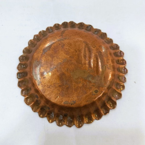 Copper souvenir plate Ayasofya hand-etched, like new