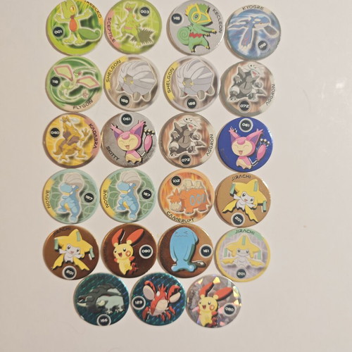 Pokémon Pickers lot of 24 used, rare Mythical Jirachi & Prism Foil