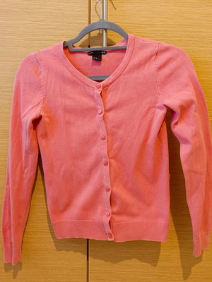 H&M pink cardigan size XS like new