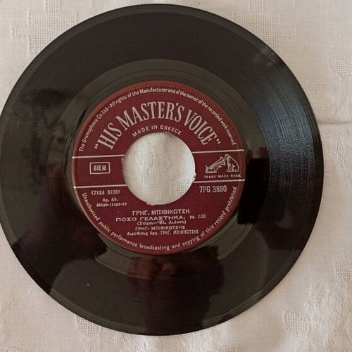 Grigoris Bithikotsis Poso Gelastika / Mia Gynaika Fevgi used vinyl, laiko
