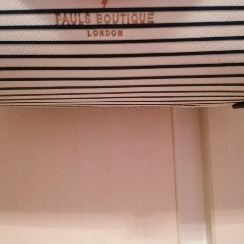 Pauls Boutique striped white and blue crossbody bag like new